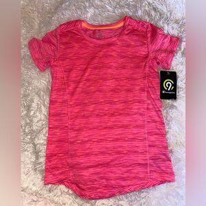 *NWT* Champion Girls M(7-8) Heathered Neon Pink Sport Shirt